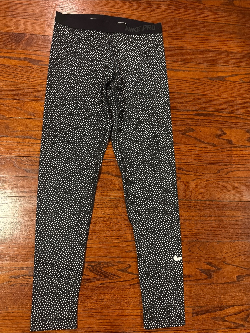 Nike Pro Fit Black Dotted Leggings